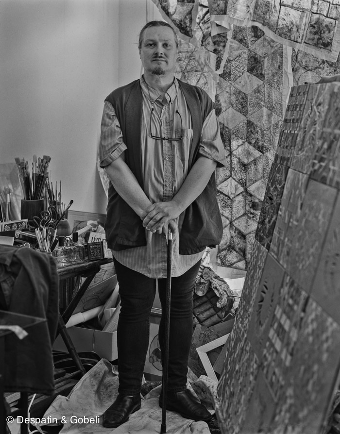 Thierry Gueho artiste Clamart le, 4 juillet 2017  
