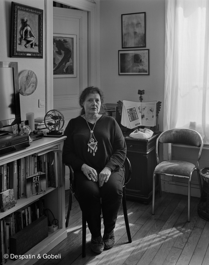 Ghislaine VERDIER galeriste Montreuil, le 9 mai 2017